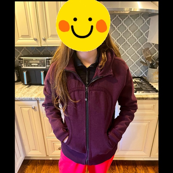 lululemon athletica Tops - Lululemon scuba hoodie zip size 12